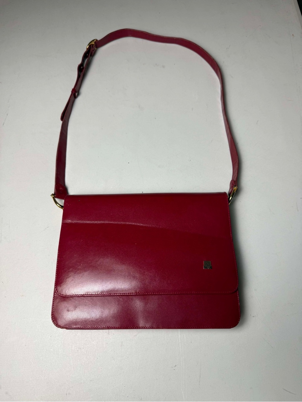 Lanvin Burgundy Leather Shoulder Bag
Vintage